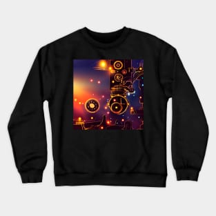 Steampunk lighting Crewneck Sweatshirt